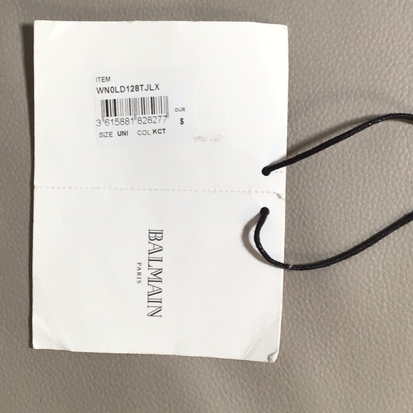 🆕 BALMAIN Reposhed 1945 Jacquard Monogram Phone Crossbody Bag Olive/ Orange - Picture 10 of 14